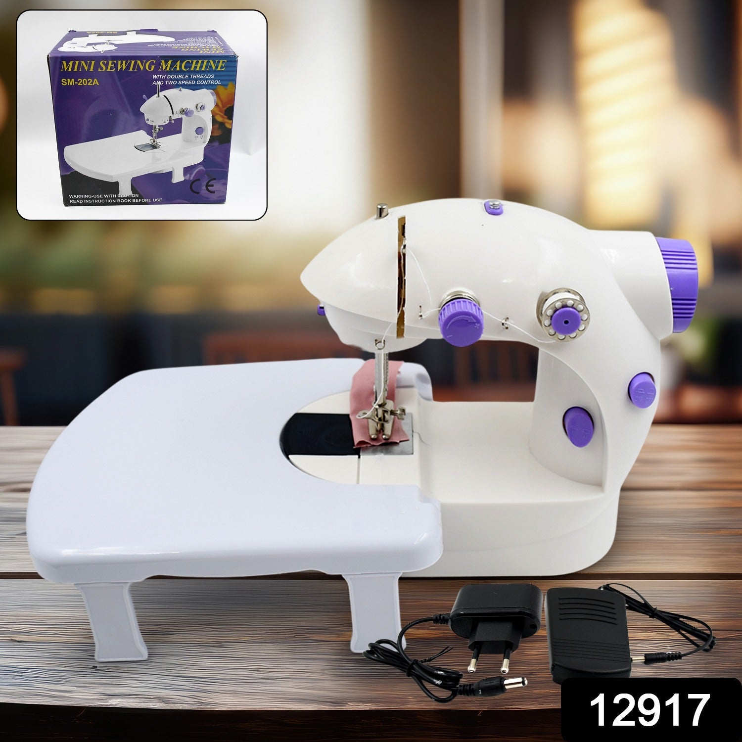 12917 Home Tailoring Sewing Machine With Extension Table Set, Foot Pedal, Adapter Mini Electric Silai Machine, Portable Stitching Machine/Tailoring Machine 12917 Home Tailoring Sewing Machine With Extension Table Set, Foot Pedal, Adapter Mini Electric Silai Machine, Portable Stitching Machine/Tailoring Machine